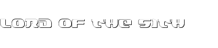 Schriftart Lord of the Sith Shadow: Mehr Infos & Vorschau Generator TTF: Lord of the Sith Shadow Schriftart