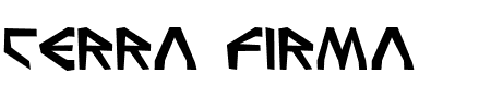 Terra Firma Rough Schriftart