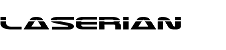 Font Laserian: Mehr Infos & Zeichen Übersicht TTF: Laserian Font