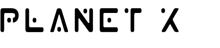 Planet X Condensed Schriftart