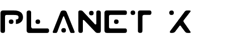 Planet S Schriftart