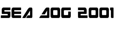 Sae Dog 2001 Condensed Schriftart
