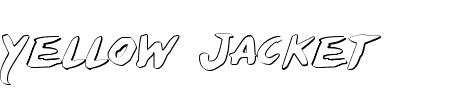 TTF: Yellow Jacket Shadow Schriftart