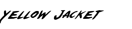 Yellow Jacket Italic Schriftart