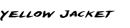 Yellow Jacket Expanded Schriftart