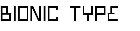 Bionic Type Light Schriftart