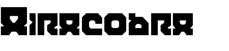 Airacobra Extra Bold Schriftart