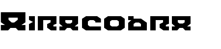 Airacobra Expanded Schriftart