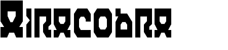 Airacobra Condensed Schriftart