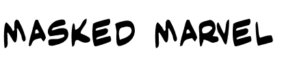 Masked Marvel Rotate Schriftart