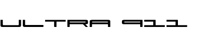 Font Ultra 911: Mehr Infos & Zeichen Übersicht TTF: Ultra 911 Font