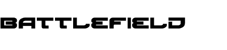 Battlefield Bold Schriftart