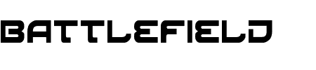 Battlefield Condensed Schriftart