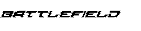 Battlefield Pro Italic Schriftart