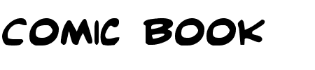 Comic Book Commando Bold Schriftart