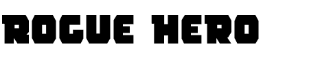 Schriftart Rogue Hero: Mehr Infos & Vorschau Generator TTF: Rogue Hero Schriftart