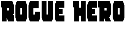 Rogue Hero Condensed Schriftart