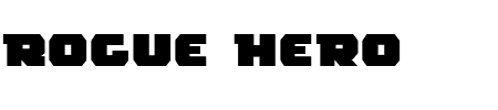 Rogue Hero Expanded Schriftart