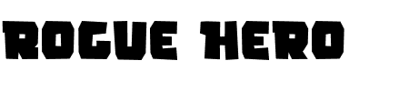 Rogue Hero Distressed Schriftart