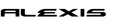Alexis Expanded Schriftart