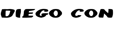 DiegoCon Schriftart