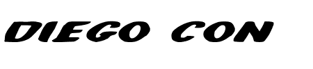 DiegoCon Italic Schriftart