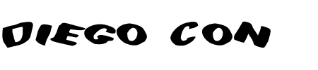 DiegoCon Scrambled Schriftart