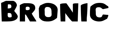 Bronic Expanded Schriftart