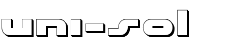 TTF: Uni-Sol Outline Schrift
