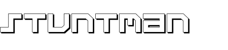 TTF: Stuntman Shadow Font