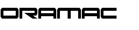 Oramac Condensed Schriftart