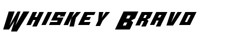 Font Whiskey Bravo Victor: Mehr Infos & Zeichen Übersicht TTF: Whiskey Bravo Victor Font