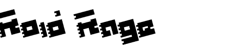 Roid Rage Rotate Schriftart