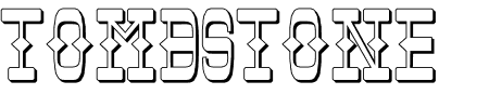 TTF: Tombstone Shadow Font