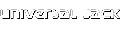 Schriftart Universal Jack Shadow: Mehr Infos & Vorschau Generator TTF: Universal Jack Shadow Schriftart