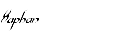 Xaphan Italic Schriftart