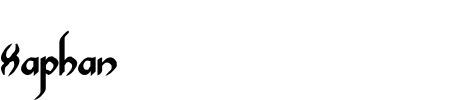 Xaphan II Bold Schriftart