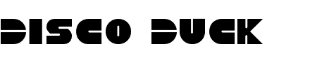 TTF: Disco Duck Font