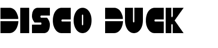 Disco Duck Condensed Schriftart