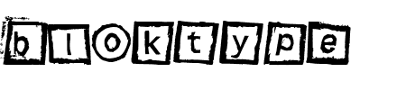 Schriftart Bloktype: Mehr Infos & Vorschau Generator TTF: Bloktype Schriftart