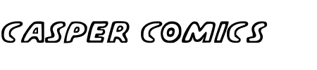 Casper Comic Schriftart
