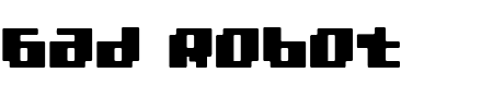bad robot Schriftart