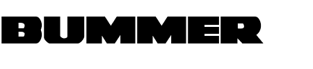 Bummer Schriftart