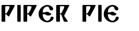 Piper Pie Schriftart