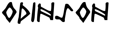 Schriftart Odinson: Mehr Infos & Vorschau Generator TTF: Odinson Schriftart