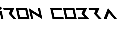 Iron Cobra Leftalic Schriftart