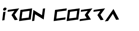 Iron Cobra Rotalic Schriftart