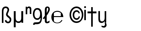 Schriftart Bungle City: Mehr Infos & Vorschau Generator TTF: Bungle City Schriftart