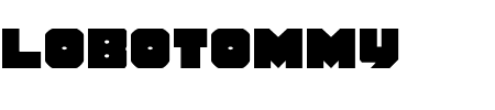 TTF: Lobotommy Schriftart