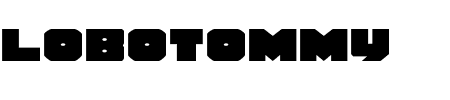 Lobotommy Expanded Schriftart